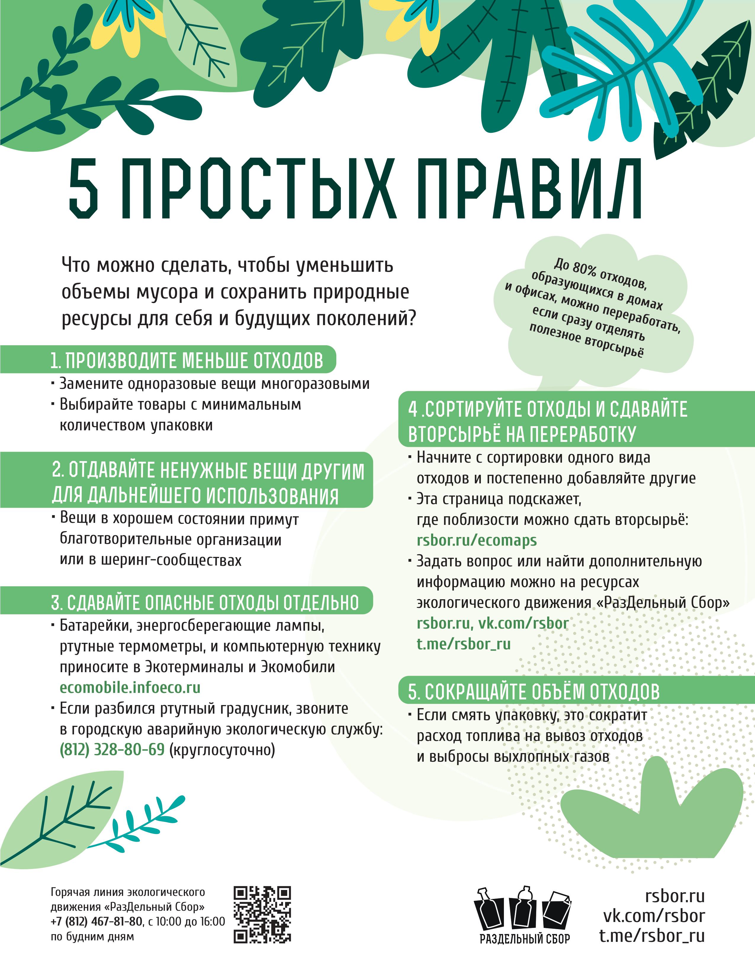 5 pravil green